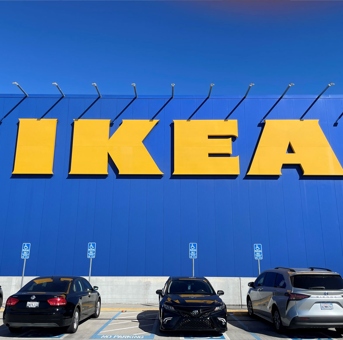 Blue IKEA storefront